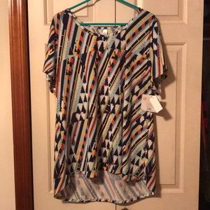 3xl classic tee 96%polyester 4% rayon